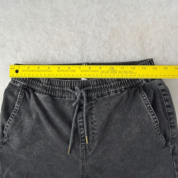 Volcom Frickin Slim Jogger Pants Mens Small Black 98% Cotton Stretch A12117C3 - Picture 11 of 14